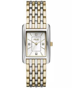 Folio Women's Three Hand Two-Tone Alloy Watch 25mm